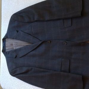 Like New Ralph - Ralph Lauren Brown Windowpane Sport Jacket 42R